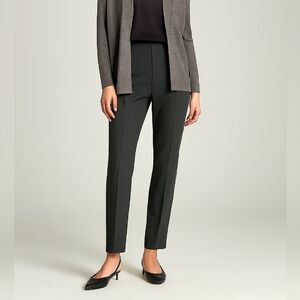 Thalian Pull Up Slim Straight Leg Pants Dark Gray 10